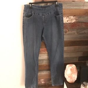 JAG Jeans high rise pull on slim leg jean